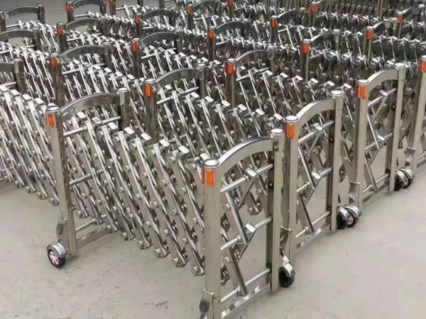 rào xếp inox trạm thu phí